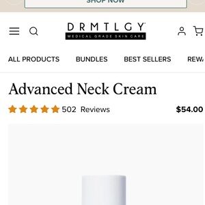 DRMTLGY Advanced Neck Cream